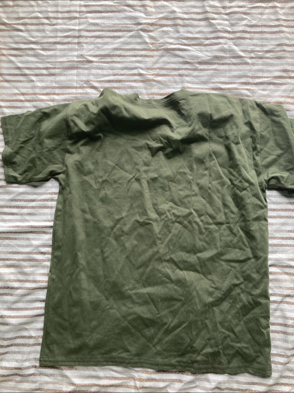 Gildan Olive Green Short Sleeve Crewneck Tee
